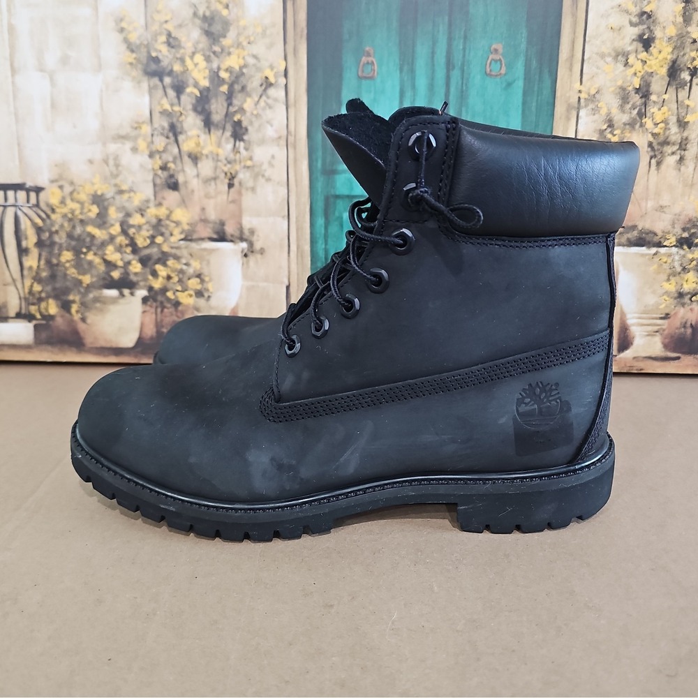 Men's Timberland Premium 6-inch Waterproof Boots Jet Black/Black Size 11 M